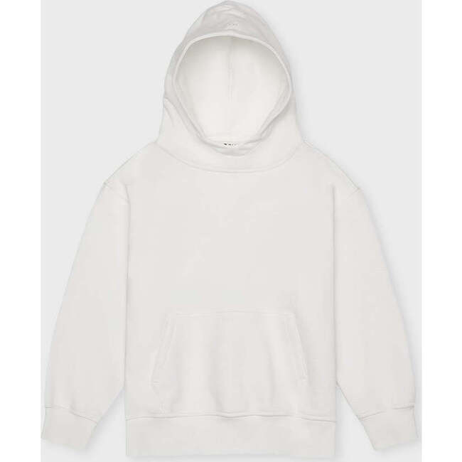 Relaxed Cotton Hoodie, Off White