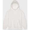 Relaxed Cotton Hoodie, Off White - Sweatshirts - 1 - thumbnail