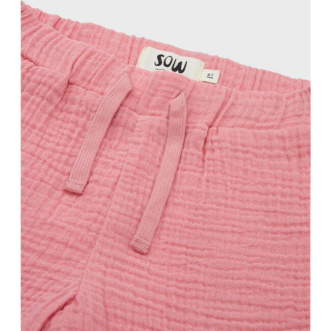 Organic Cotton Waffle Short, Mauve Glow - Shorts - 5