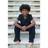 Organic Cotton Waffle Pant, Black - Pants - 2