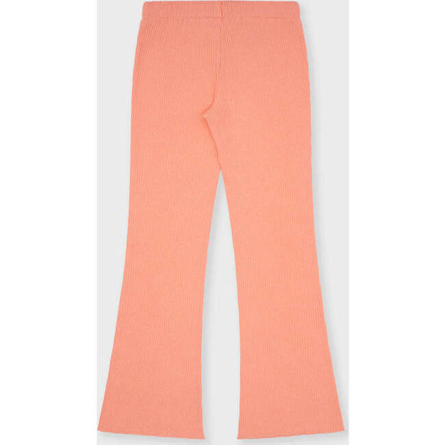 Organic Cotton Slim Flare Ribbed Pant, Desert Flower - Pants - 4