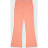 Organic Cotton Slim Flare Ribbed Pant, Desert Flower - Pants - 4