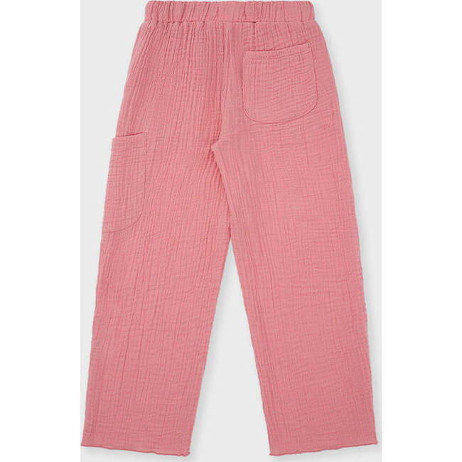 Organic Cotton Waffle Pant, Mauve Glow - Pants - 5