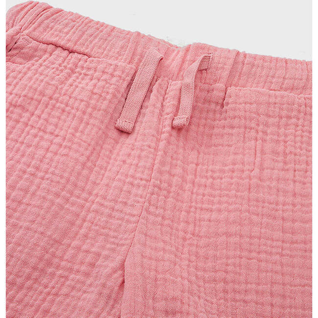 Organic Cotton Waffle Pant, Mauve Glow - Pants - 6