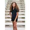 Organic Cotton Waffle Short, Black - Shorts - 6