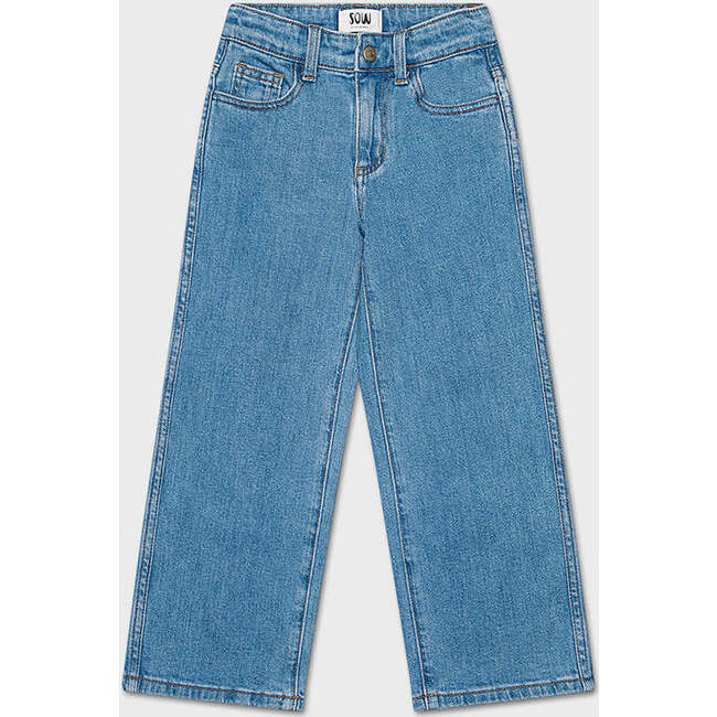 Wide Leg Jean, Light Indigo