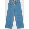 Wide Leg Jean, Light Indigo - Jeans - 1 - thumbnail