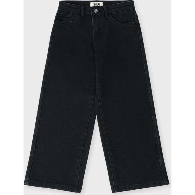 Wide Leg Jean, Black