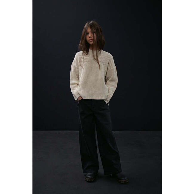 Wide Leg Jean, Black - Jeans - 2