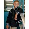 Varsity Jacket, Black - Jackets - 2