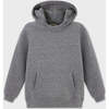Relaxed Organic Fleece Hoodie, Heather Grey - Sweatshirts - 4