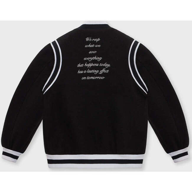 Varsity Jacket, Black - Jackets - 5