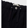 Organic Cotton Recycled Polyester Pleated Pant, Black - Pants - 4