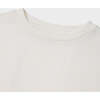 Relaxed Organic Cotton Trumpet Sleeve T-Shirt, Natural - T-Shirts - 5