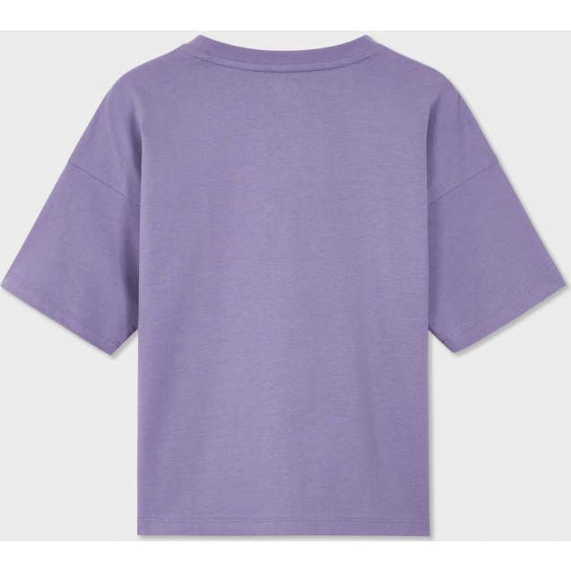 Relaxed Organic Cotton T-Shirt With SOW Sun Print, Natural - T-Shirts - 6