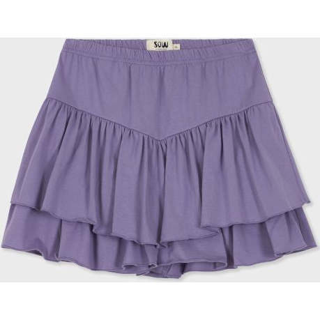 Organic Cotton Jersey Skort, Purple