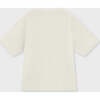 Relaxed Organic Cotton T-Shirt With SOW Print, Off White - T-Shirts - 6