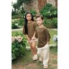 Relaxed Organic Cotton Trumpet Sleeve T-Shirt, Natural - T-Shirts - 6