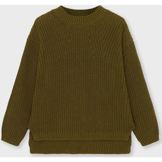 Organic Cotton Knit Sweater, Sunset Purple - Sweaters - 6