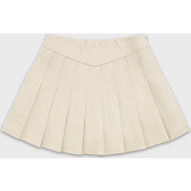Organic Cotton Jersey Skort, Natural