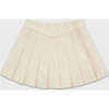 Organic Cotton Jersey Skort, Natural - Skirts - 1 - thumbnail