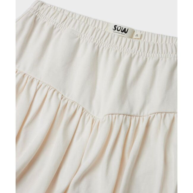 Organic Cotton Jersey Skort, Natural - Skirts - 3