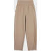 Organic Cotton High Waisted Sweatpant, Savannah Tan - Sweatpants - 1 - thumbnail
