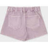Organic Cotton Denim Short, Light Lilac - Shorts - 2
