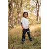 Organic Cotton Inset Sleeve T-Shirt, Off White - T-Shirts - 5