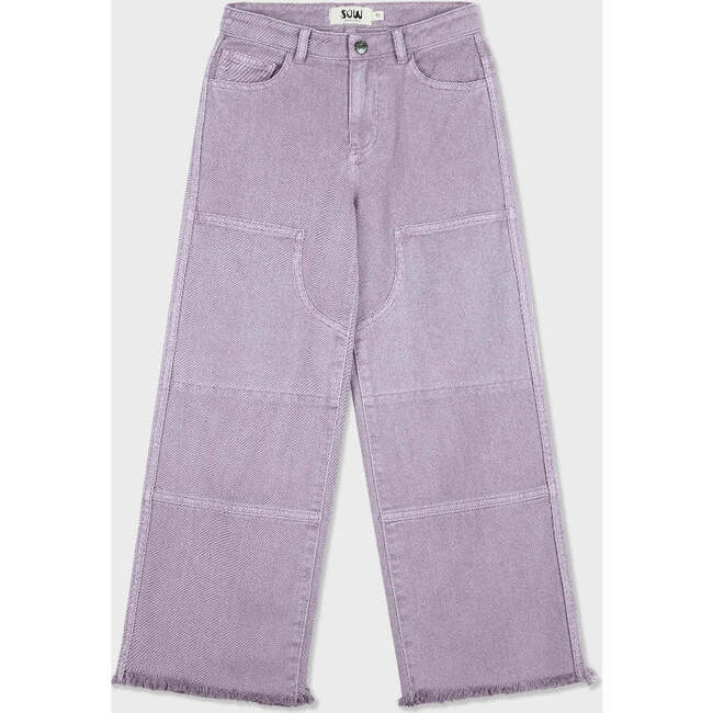 Organic Cotton Denim Carpenter Jean, Light Lilac