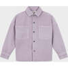 Organic Cotton Denim Shirt, Light Lilac - Button Downs - 1 - thumbnail