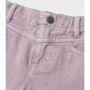 Organic Cotton Denim Short, Light Lilac - Shorts - 4