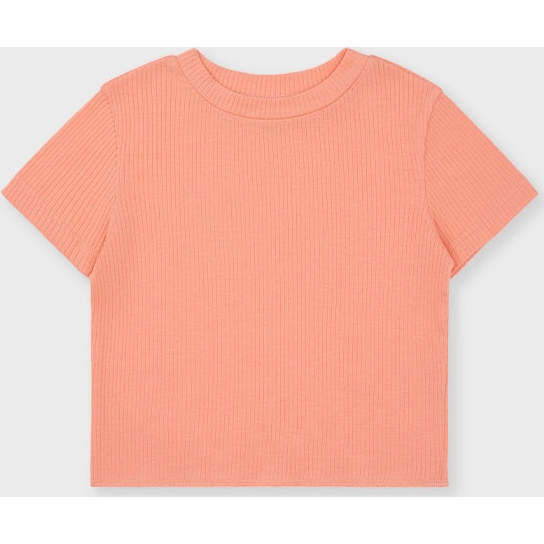 Organic Cotton Cropped T-Shirt, Desert Flower