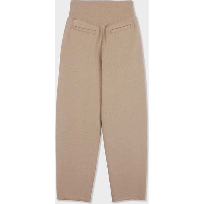 Organic Cotton High Waisted Sweatpant, Savannah Tan - Sweatpants - 5