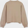Organic Cotton Cropped Sweatshirt, Savannah Tan - Sweatshirts - 5