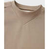 Organic Cotton Cropped Sweatshirt, Savannah Tan - Sweatshirts - 6
