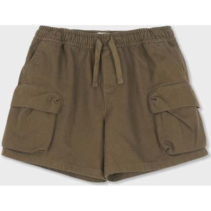 Organic Cotton Cargo Shorts, Military Olive