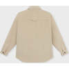 Organic Cotton Corduroy Shirt, Beige - Button Downs - 4