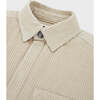 Organic Cotton Corduroy Shirt, Beige - Button Downs - 5