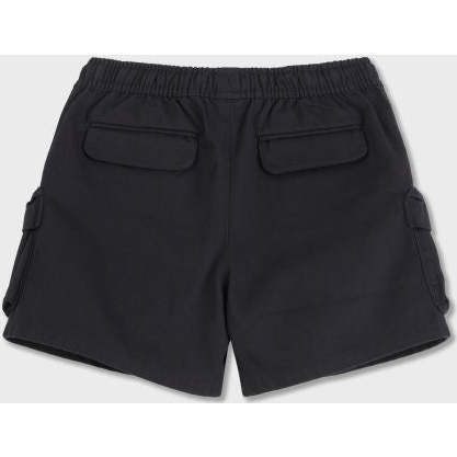 Organic Cotton Cargo Shorts, Black