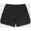 Organic Cotton Cargo Shorts, Black - Shorts - 1 - thumbnail