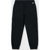Organic Cotton Cargo Jogger Pant, Black - Pants - 2