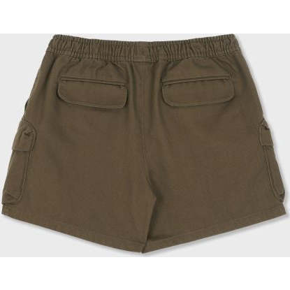 Organic Cotton Cargo Shorts, Military Olive - Shorts - 4