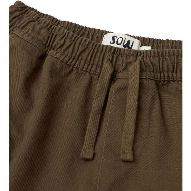 Organic Cotton Cargo Shorts, Military Olive - Shorts - 5