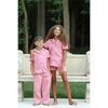 Organic Cotton Camp Collar Waffle Shirt, Mauve Glow - Polo Shirts - 2
