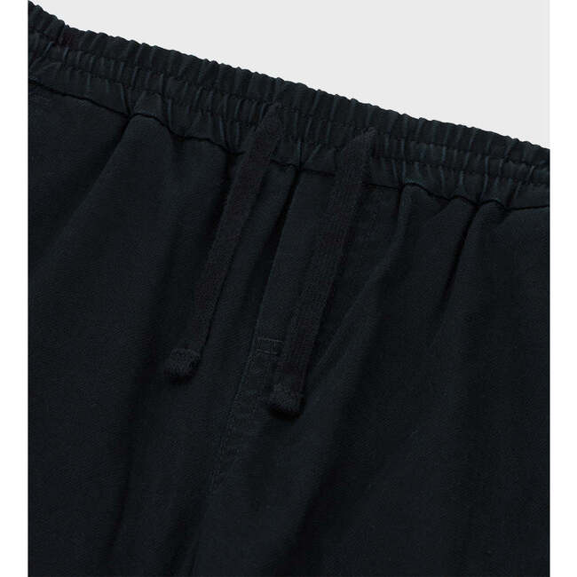 Organic Cotton Cargo Jogger Pant, Black - Pants - 4