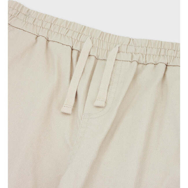 Organic Cotton Cargo Jogger Pant, Stone - Pants - 4