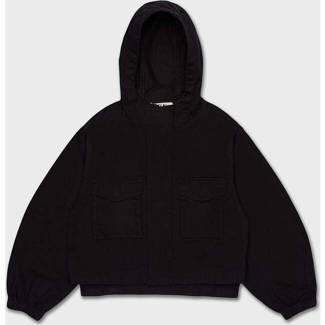 Organic Cotton Boxy Cargo, Black
