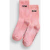 One-Pack Crew Socks, Pink Tie Dye - Socks - 1 - thumbnail