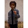 Denim Starburst Jacket, Grey Acid Denim - Jackets - 2